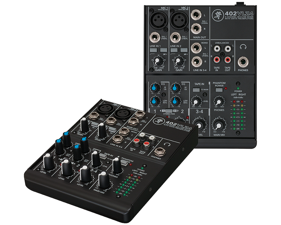 Mackie 402VLZ4 4-Channel Ultra-Compact Analog Mixer - view 2