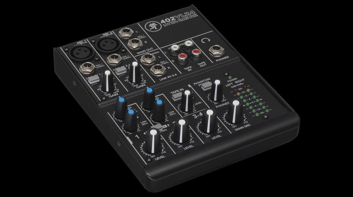 Mackie 402VLZ4 4-Channel Ultra-Compact Analog Mixer - view 3