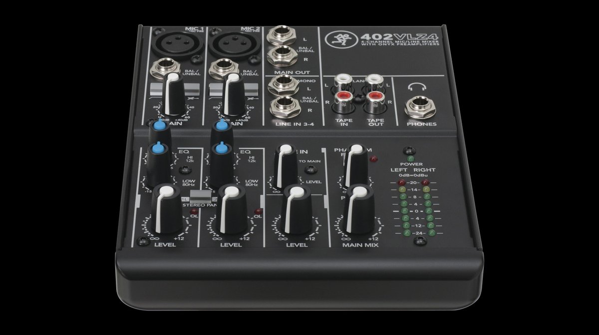 Mackie 402VLZ4 4-Channel Ultra-Compact Analog Mixer - view 4