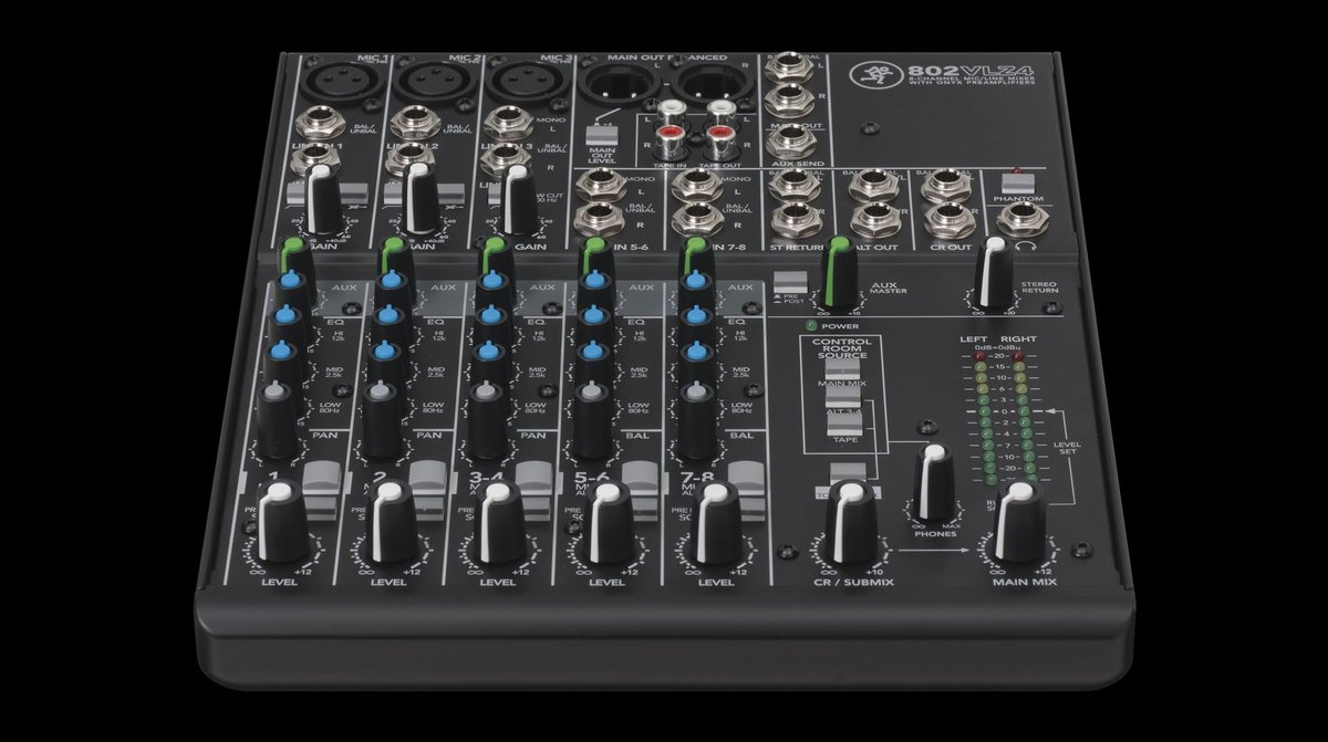 Mackie 802VLZ4 8-Channel Compact Analog Mixer - view 4