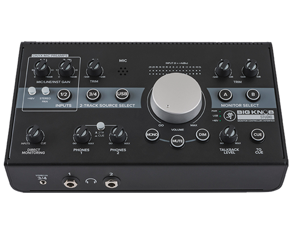 Mackie Big Knob Studio Monitor Controller and Interface - view 2