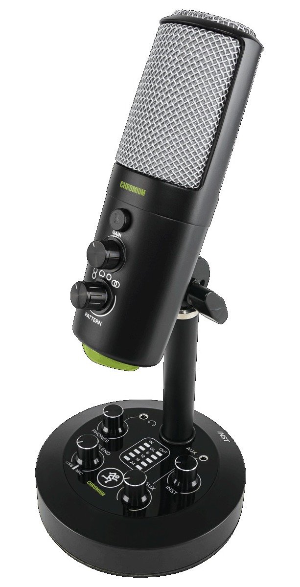 Mackie Chromium USB Condenser Microphone with Built-In 2-Channel Mixer - view 2