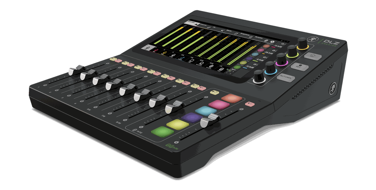 Mackie DLZ Creator Adaptive Digital Mixer for Podcasting and Streaming