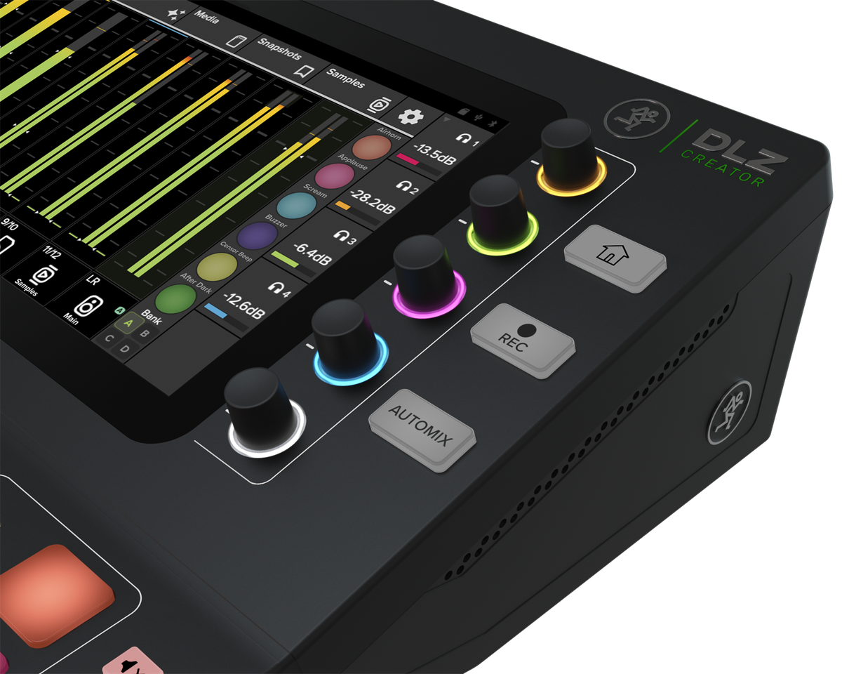 Mackie DLZ Creator Adaptive Digital Mixer for Podcasting and Streaming - view 3