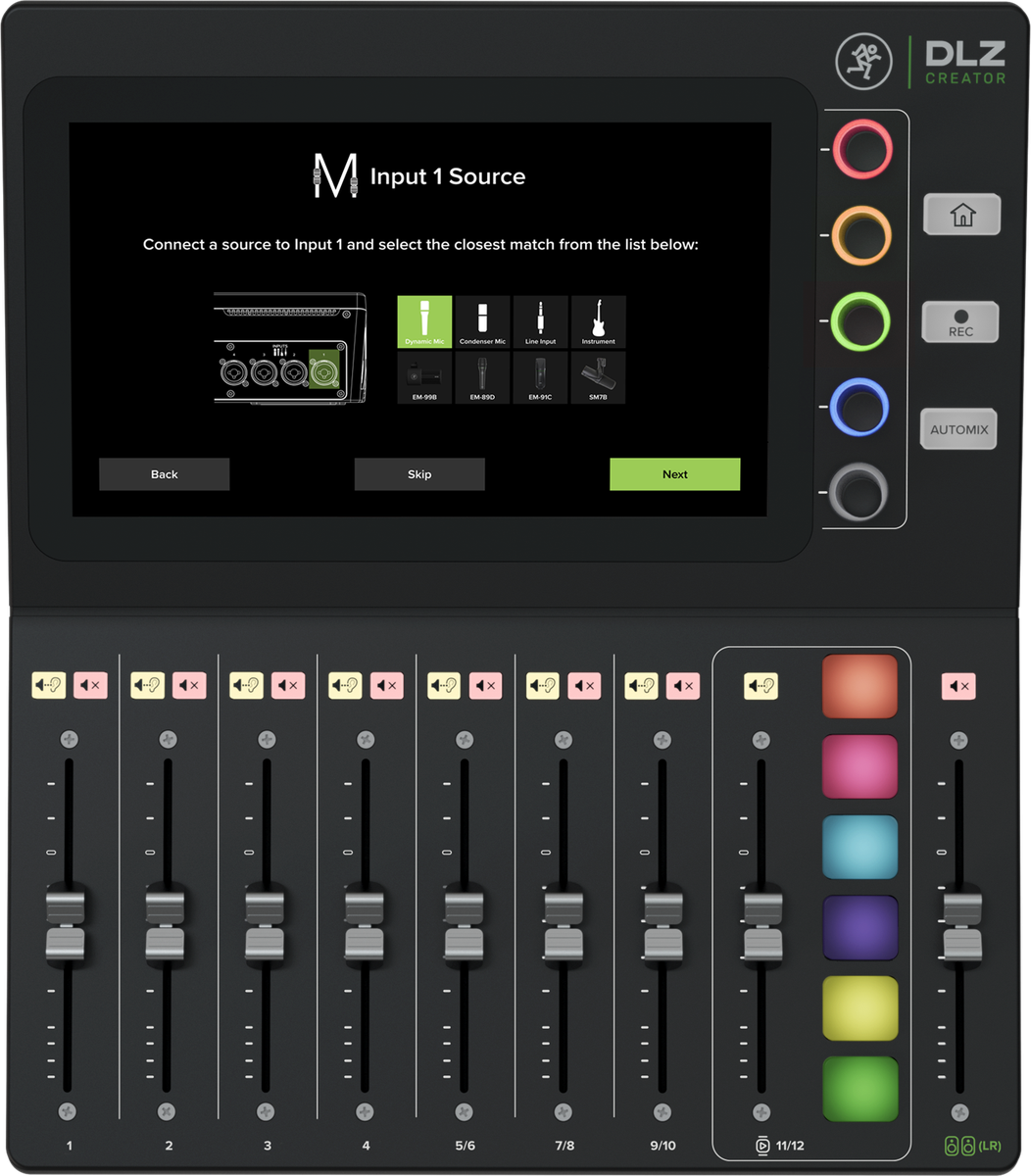 Mackie DLZ Creator Adaptive Digital Mixer for Podcasting and Streaming - view 8