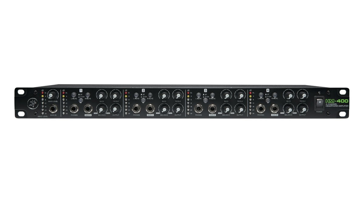 Mackie HM-400 4-Channel Headphone Amplifier - view 3