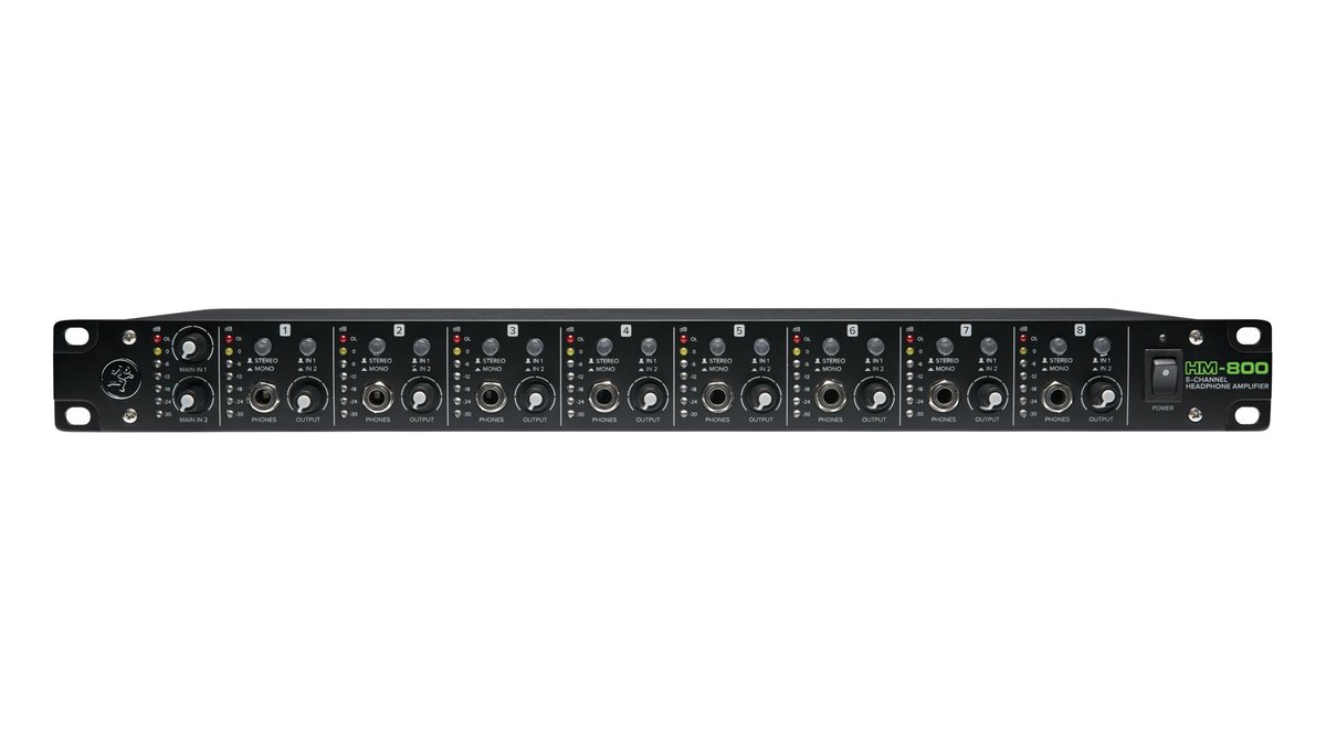 Mackie HM-800 8-Channel Headphone Amplifier - view 3