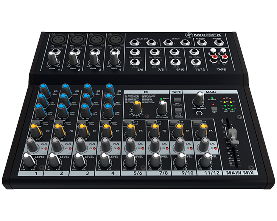 Mackie Mix12FX 12-Channel Compact Mixer with Effects - view 2
