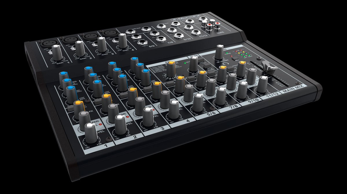Mackie Mix12FX 12-Channel Compact Mixer with Effects - view 3