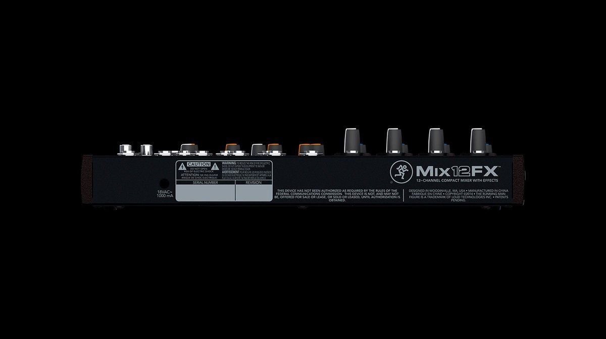 Mackie Mix12FX 12-Channel Compact Mixer with Effects - view 5