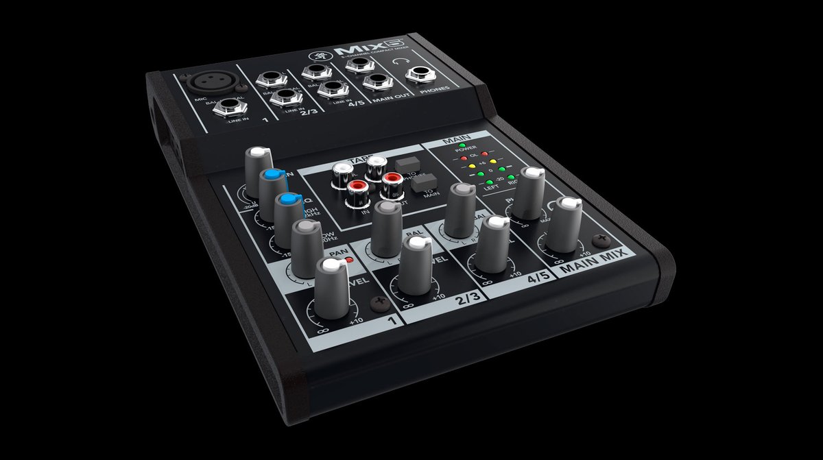 Mackie Mix5 5-Channel Compact Mixer - view 3