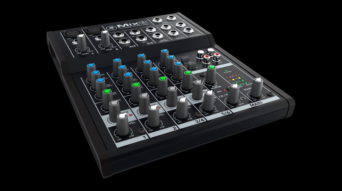 Mackie Mix8 8-Channel Compact Mixer - view 3