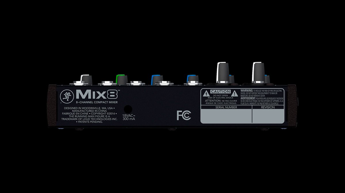 Mackie Mix8 8-Channel Compact Mixer - view 5
