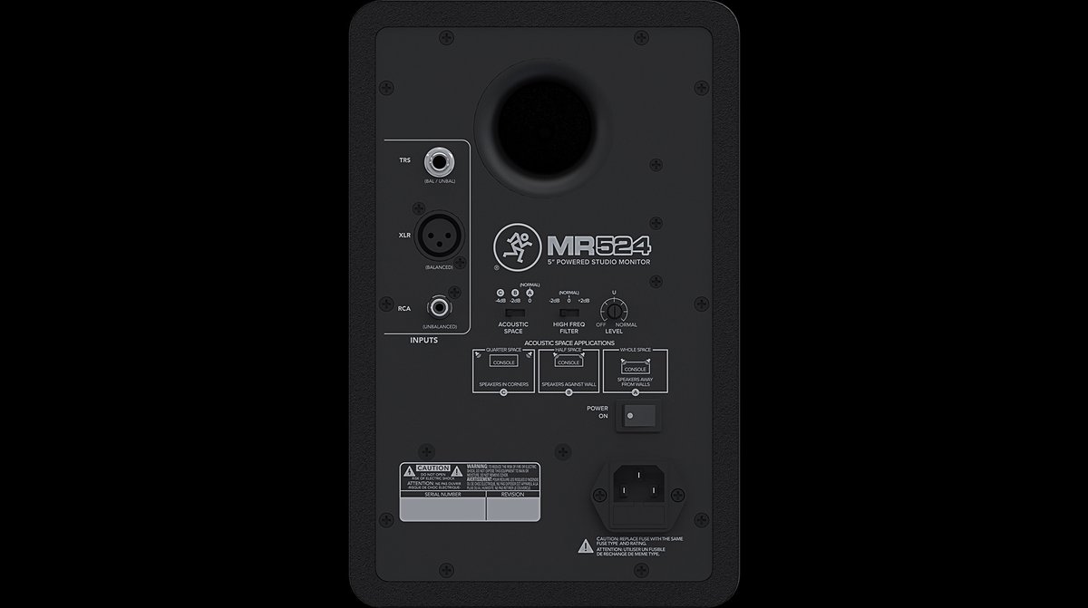 Mackie MR524 5-inch Powered Studio Monitor - view 5