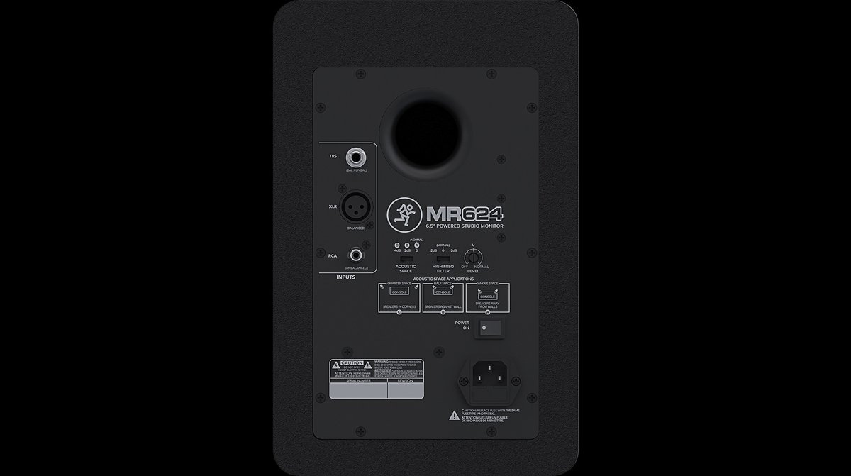 Mackie MR624 6.5-inch Powered Studio Monitor - view 5