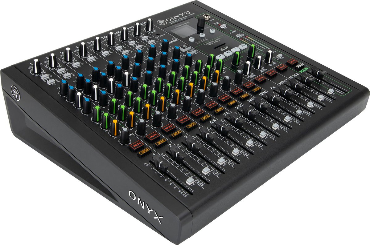 Mackie Onyx12 12-Channel Analog Mixer with Multitrack USB product image