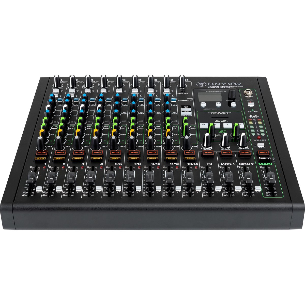 Mackie Onyx12 12-Channel Analog Mixer with Multitrack USB - view 3