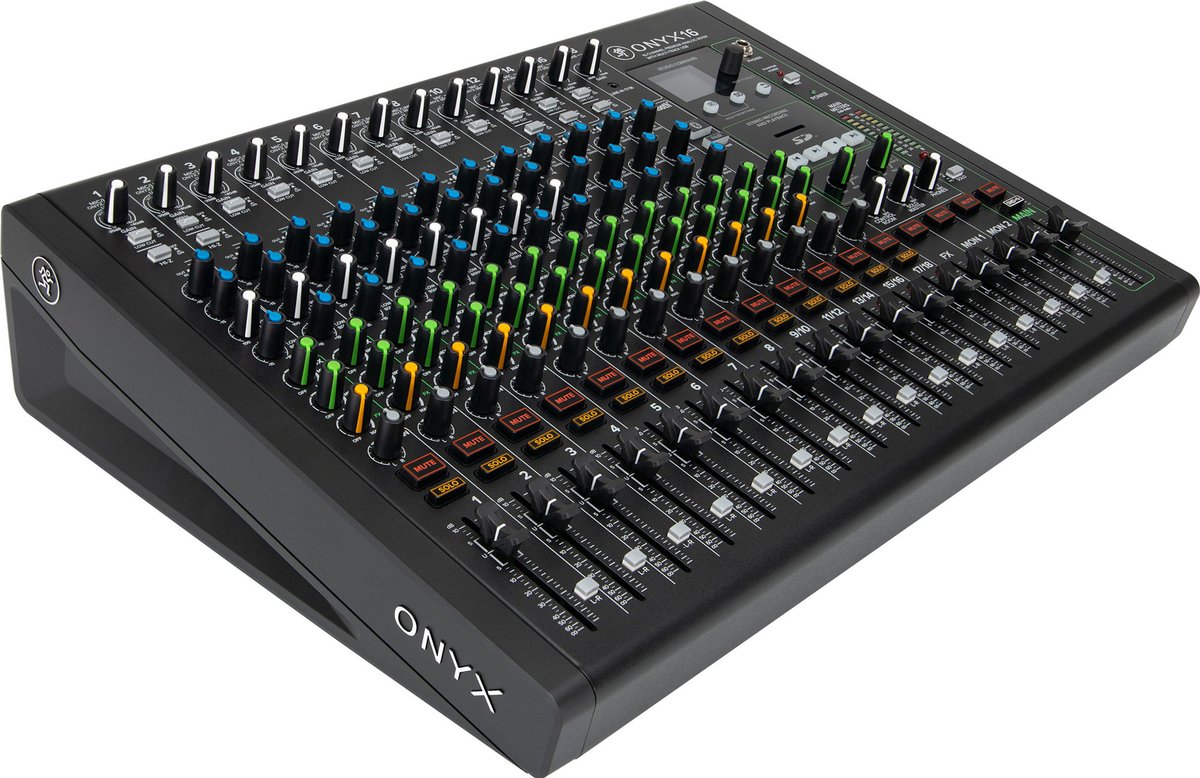 Mackie Onyx16 16-Channel Analog Mixer with Multitrack USB