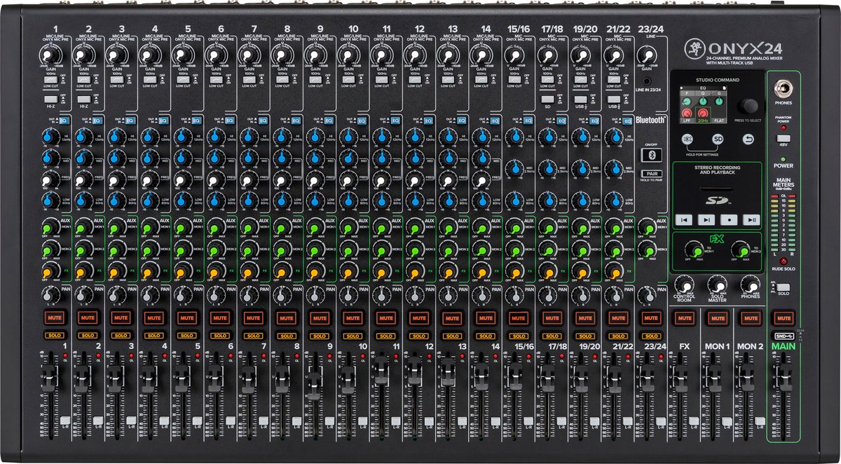 Mackie Onyx24 24-Channel Analog Mixer with Multitrack USB - view 5