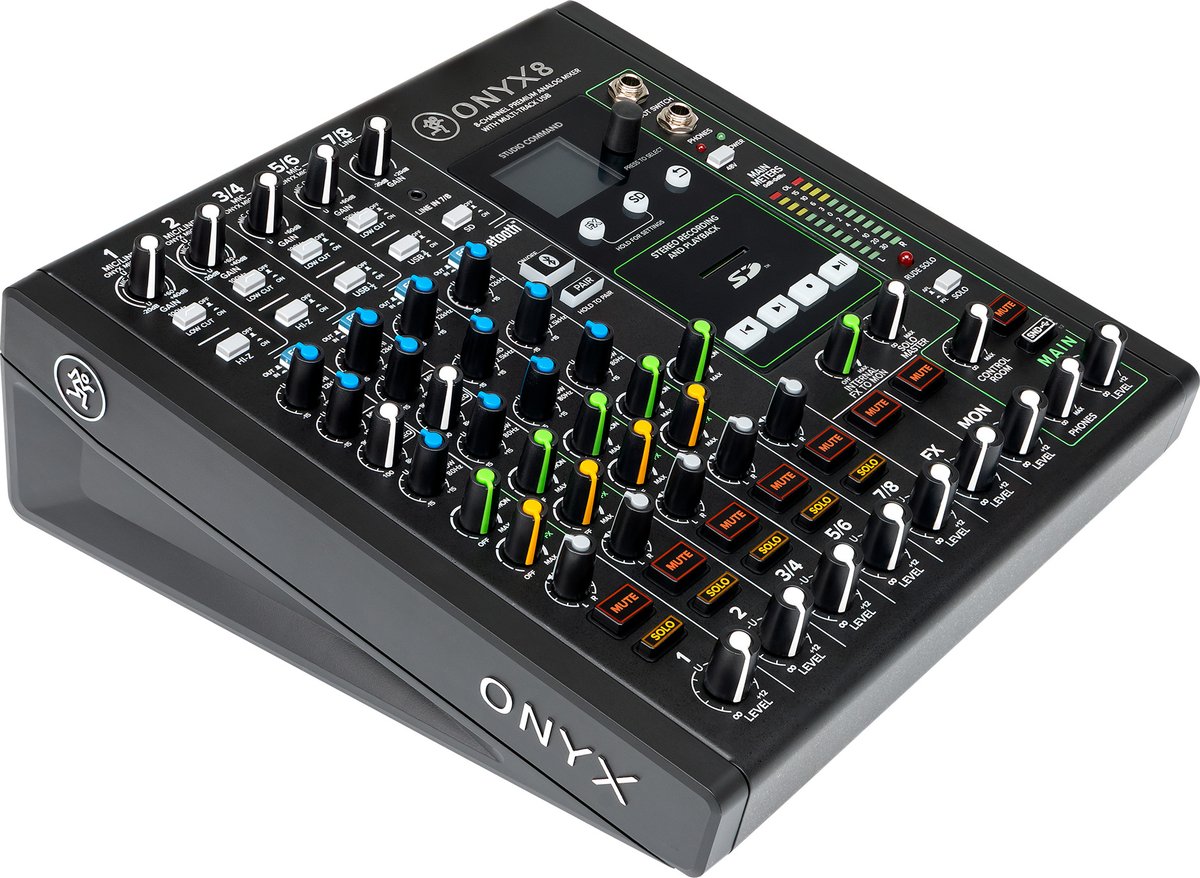 Mackie Onyx8 8-Channel Analog Mixer with Multitrack USB