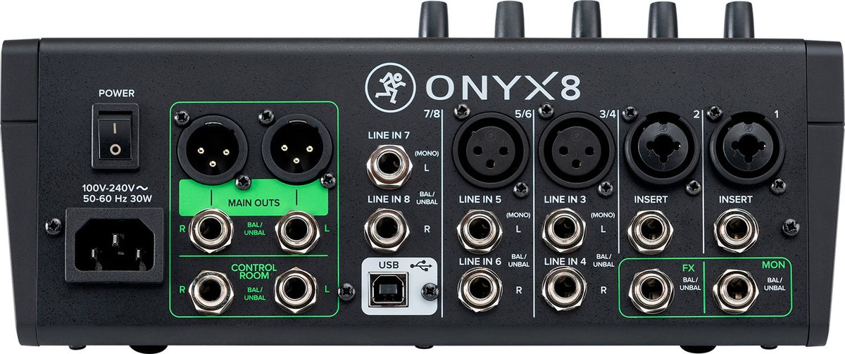 Mackie Onyx8 8-Channel Analog Mixer with Multitrack USB - view 3