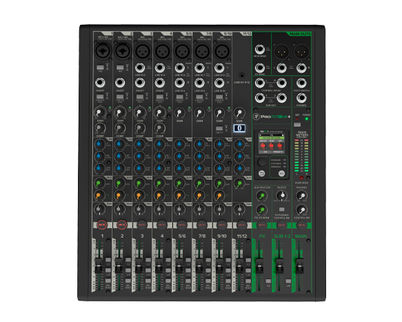 Mackie ProFX12v3+ 12-Channel Analog Mixer with Bluetooth and USB - view 2