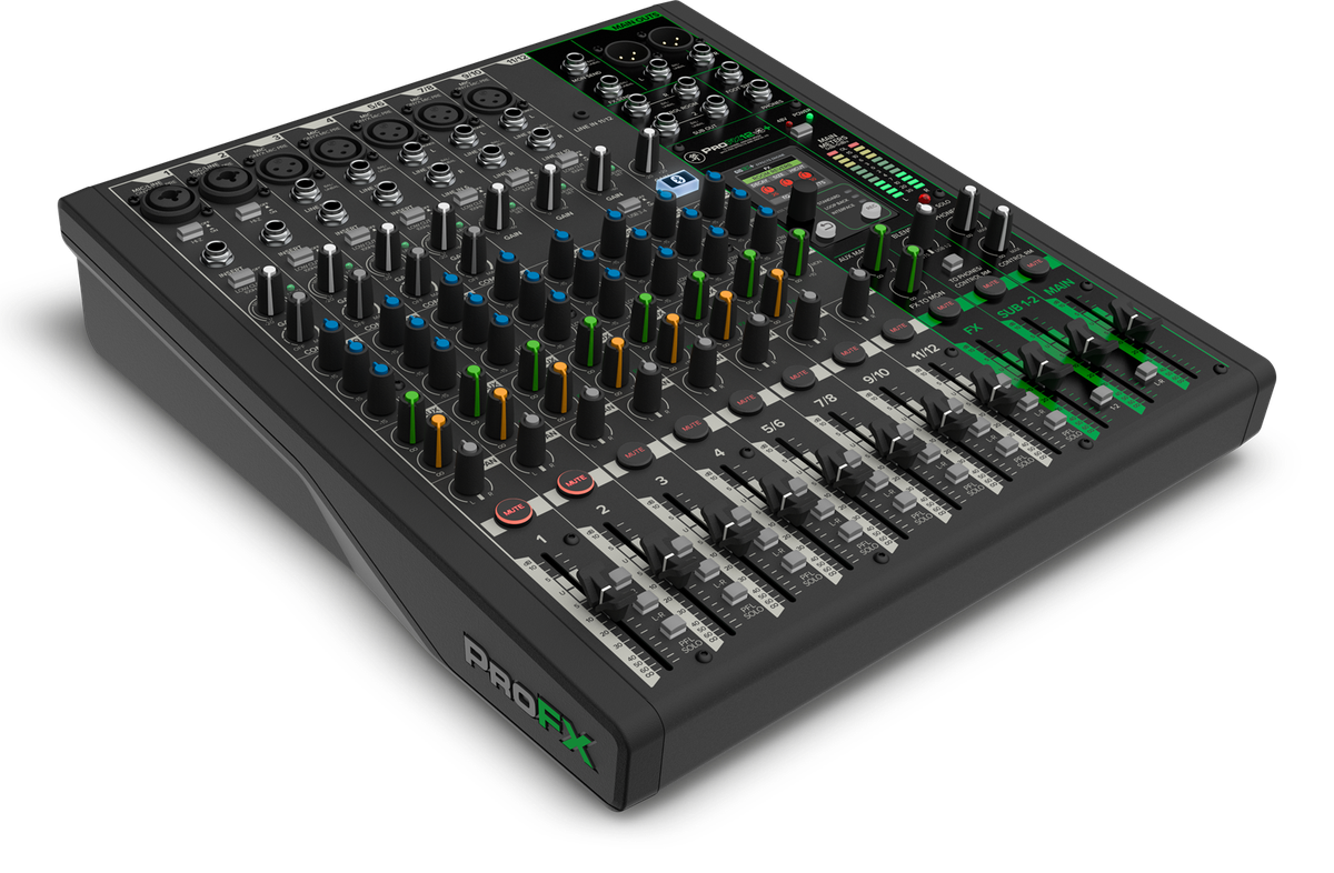 Mackie ProFX12v3+ 12-Channel Analog Mixer with Bluetooth and USB - view 3