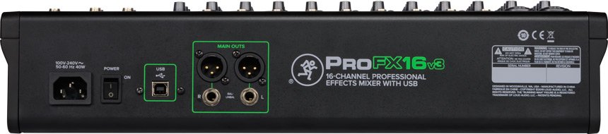 Mackie ProFX16v3 16-Channel Analog Mixer with USB - view 5