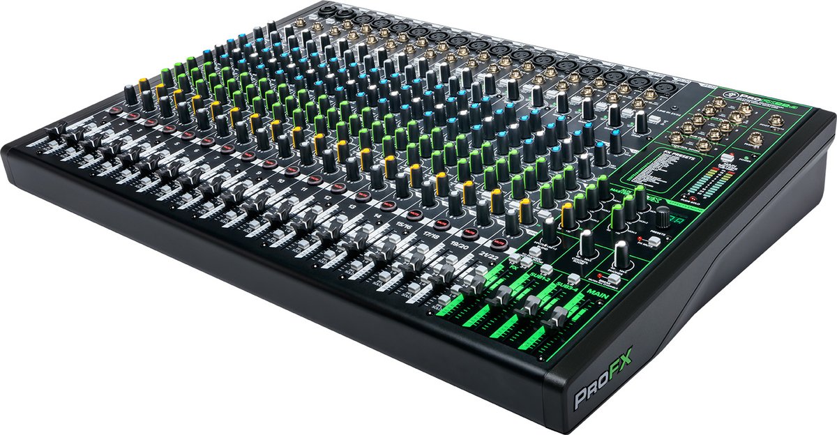 Mackie ProFX22v3 22-Channel Analog Mixer with USB