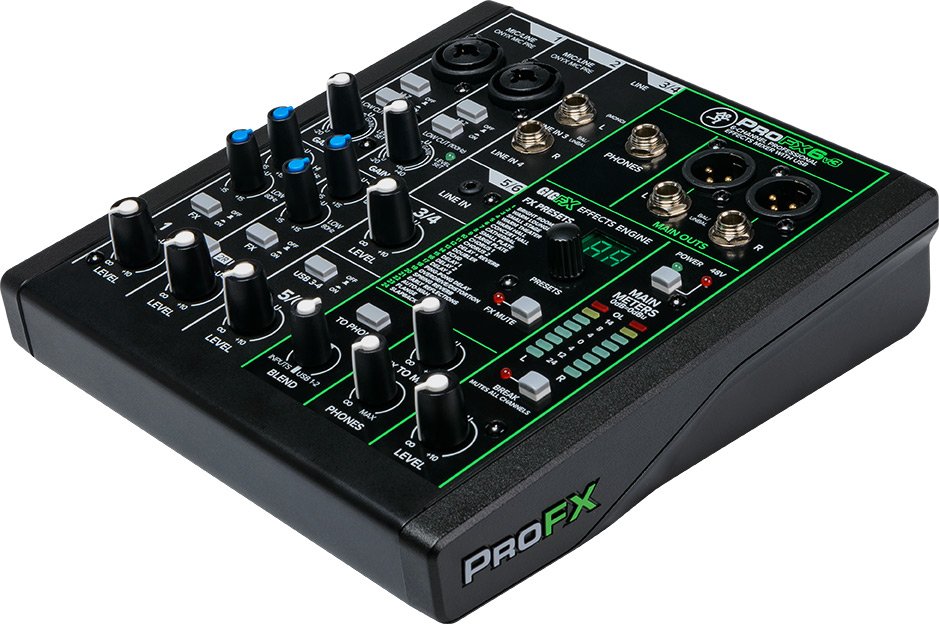 Mackie ProFX6v3 6-Channel Analog Mixer with USB