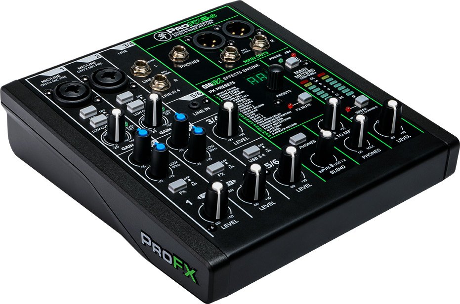 Mackie ProFX6v3 6-Channel Analog Mixer with USB - view 3