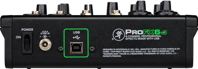 Mackie ProFX6v3 6-Channel Analog Mixer with USB - view 5
