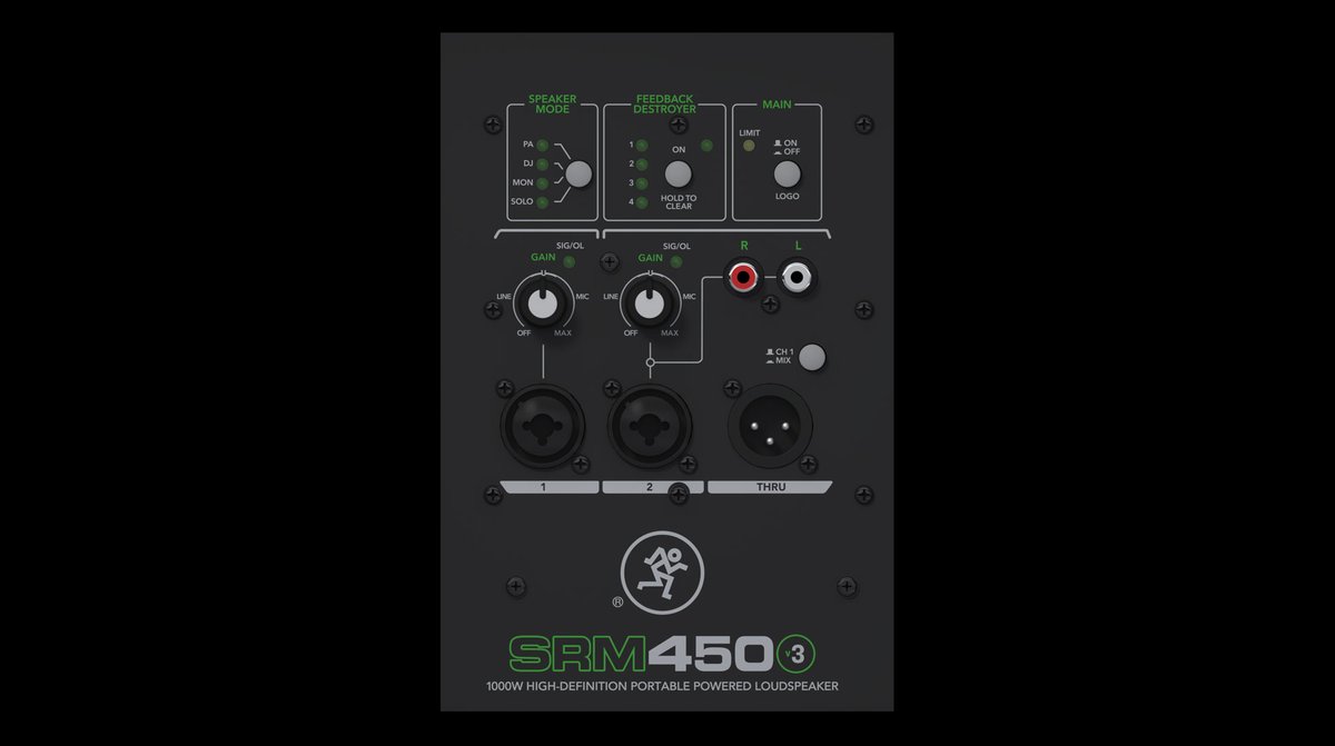 Mackie SRM450 Portable Powered Loudspeaker - view 9