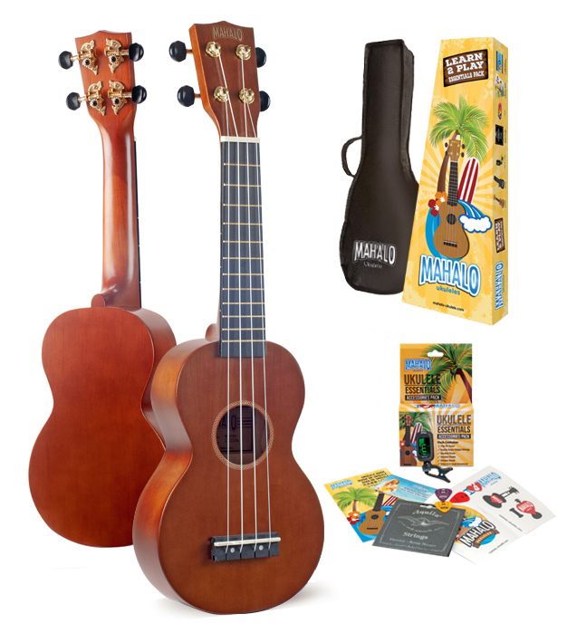 Mahalo Rainbow Series Soprano Ukulele Starter Pack product image