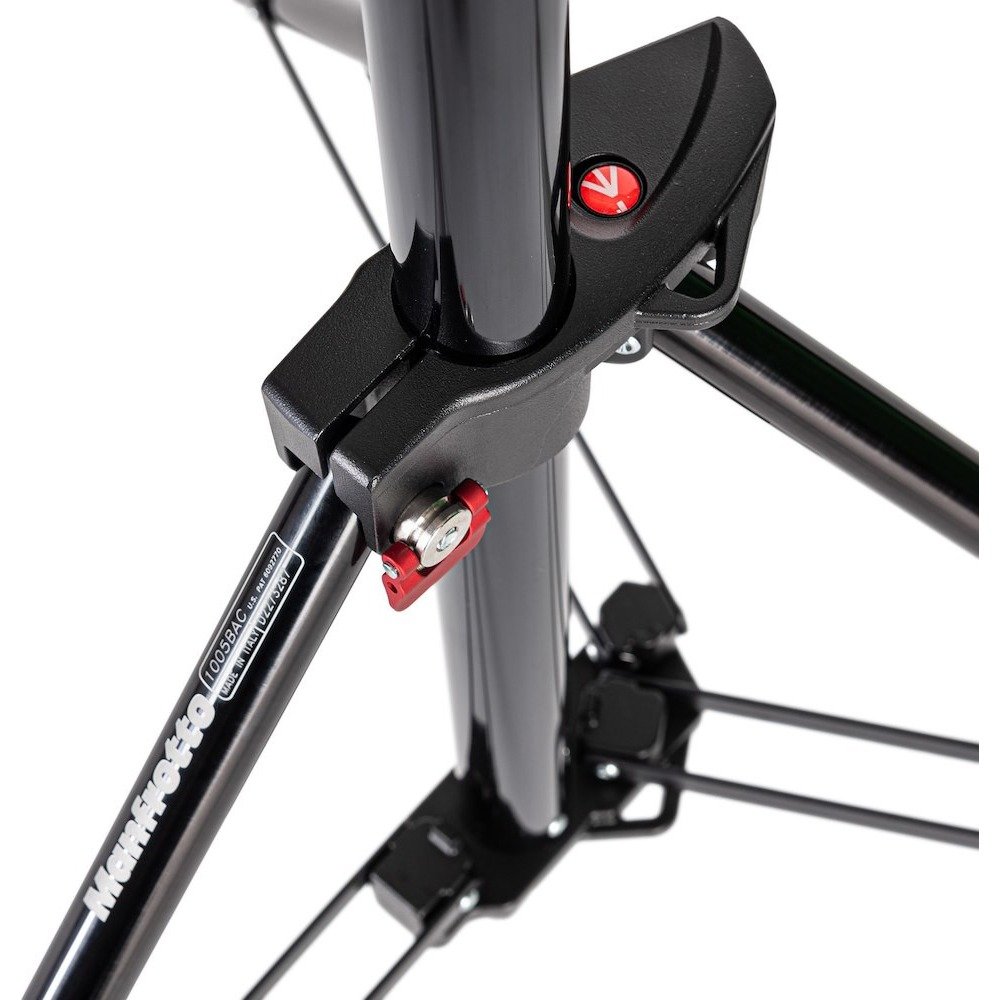Manfrotto Black Aluminum Ranker Stand Air Cushioned 9' 3 Sections, 2 Risers - view 4