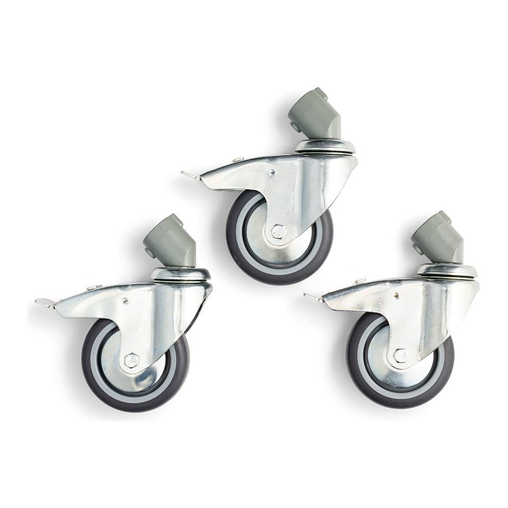 Manfrotto Caster Set of 3 (100mm) with Brakes for All 22mm Leg Diameters - view 2