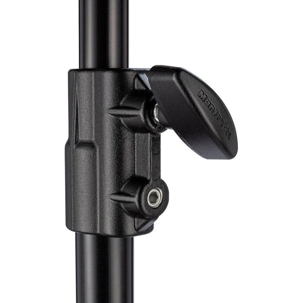 Manfrotto 3-Section Black Aluminum High Stand Extension 53" - 123.5" - view 4