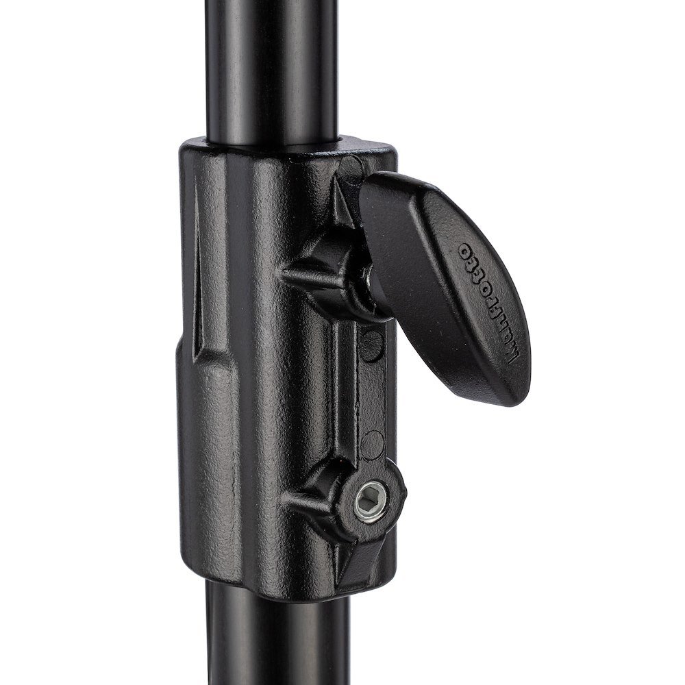Manfrotto 3-Section Black Aluminum High Stand Extension 53" - 123.5" - view 5