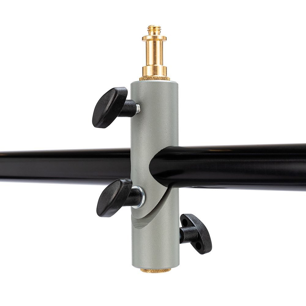 Manfrotto Black Aluminum Triple Microphone Support - view 5