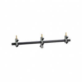 Manfrotto Black Aluminum Triple Microphone Support product image