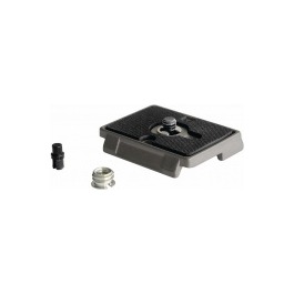 Manfrotto Quick Release Plate with 1/4" Screw and Rubber Grip