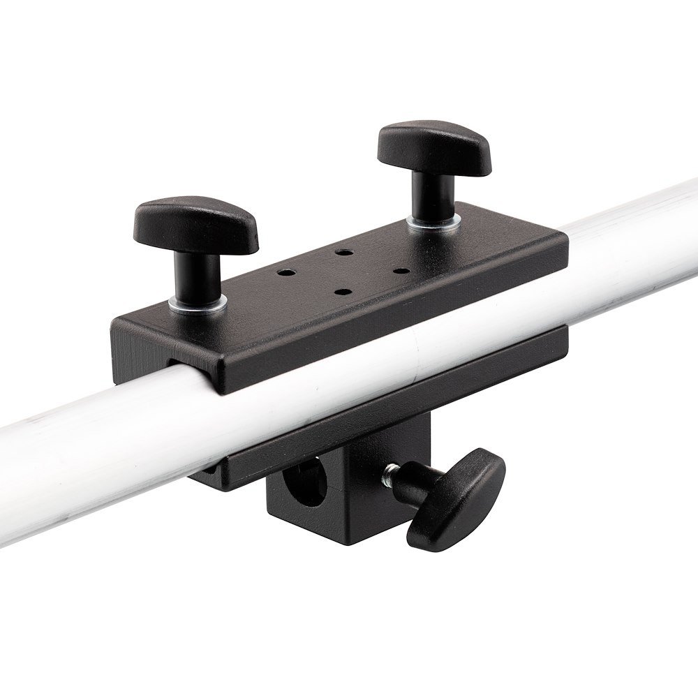 Manfrotto Panel Clamp with 5/8" Socket, Attaches to Round or Square Tubes - view 5
