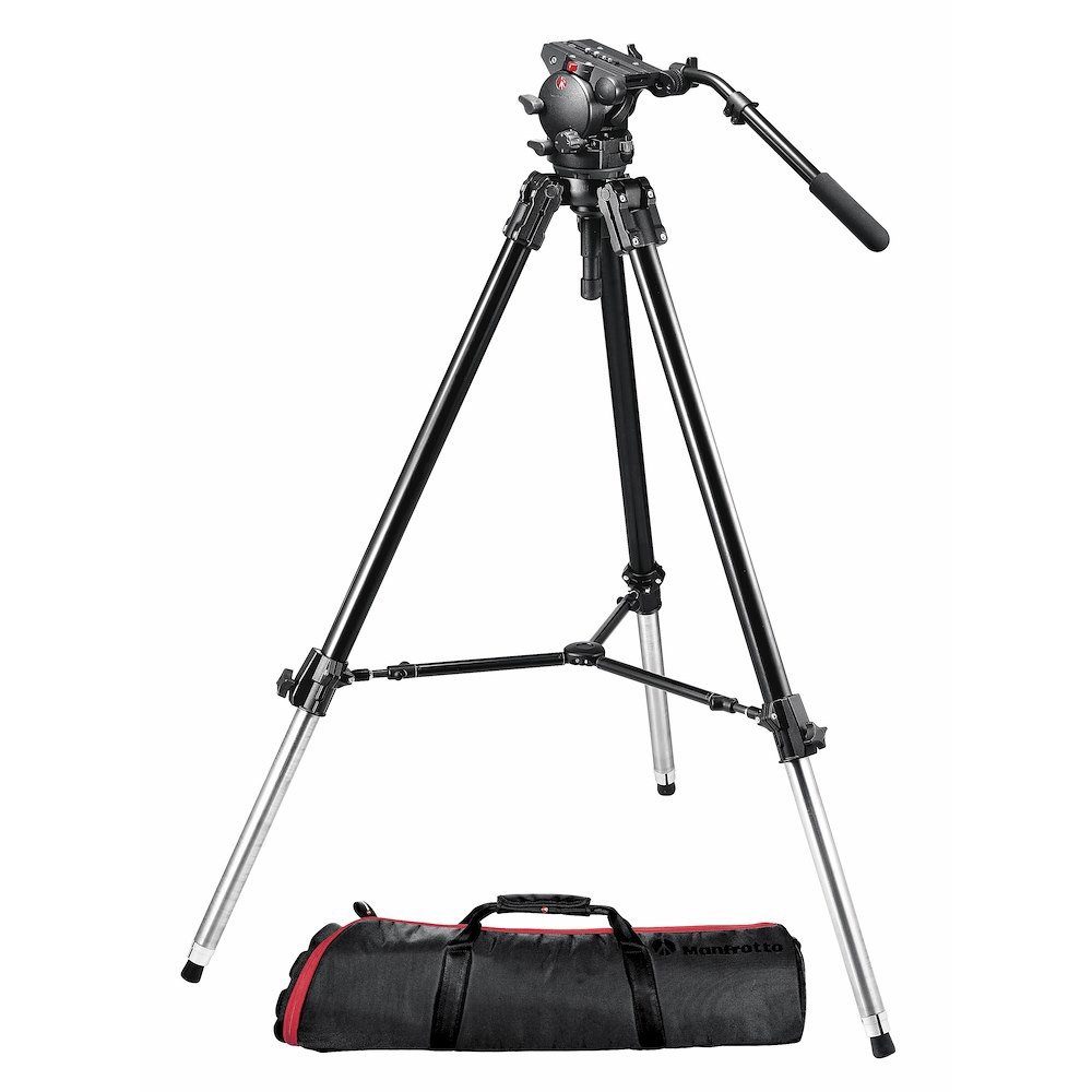 Manfrotto 526-1 Fluid Head with 528XB Single Stage Tripod System product image
