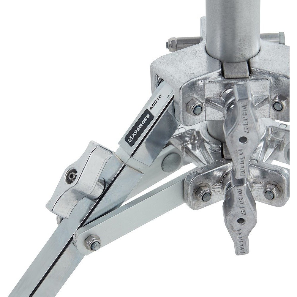 Avenger Baby Stand 10 Steel Base Aluminum Risers Silver 100cm/39.4in - view 6