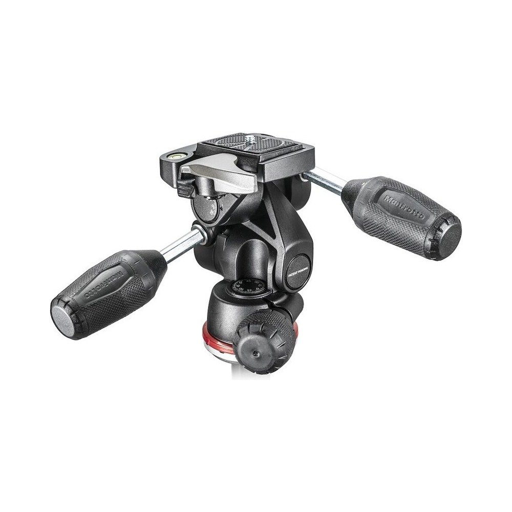 Manfrotto 3 Way head with RC2 in Adapto with retractable levers - view 3