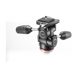 Manfrotto 3 Way head with RC2 in Adapto with retractable levers product image