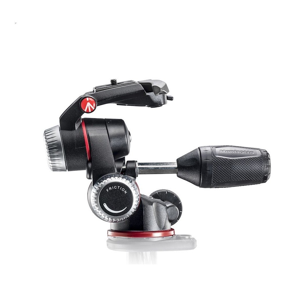 Manfrotto X-PRO 3-Way tripod head with retractable levers - view 2