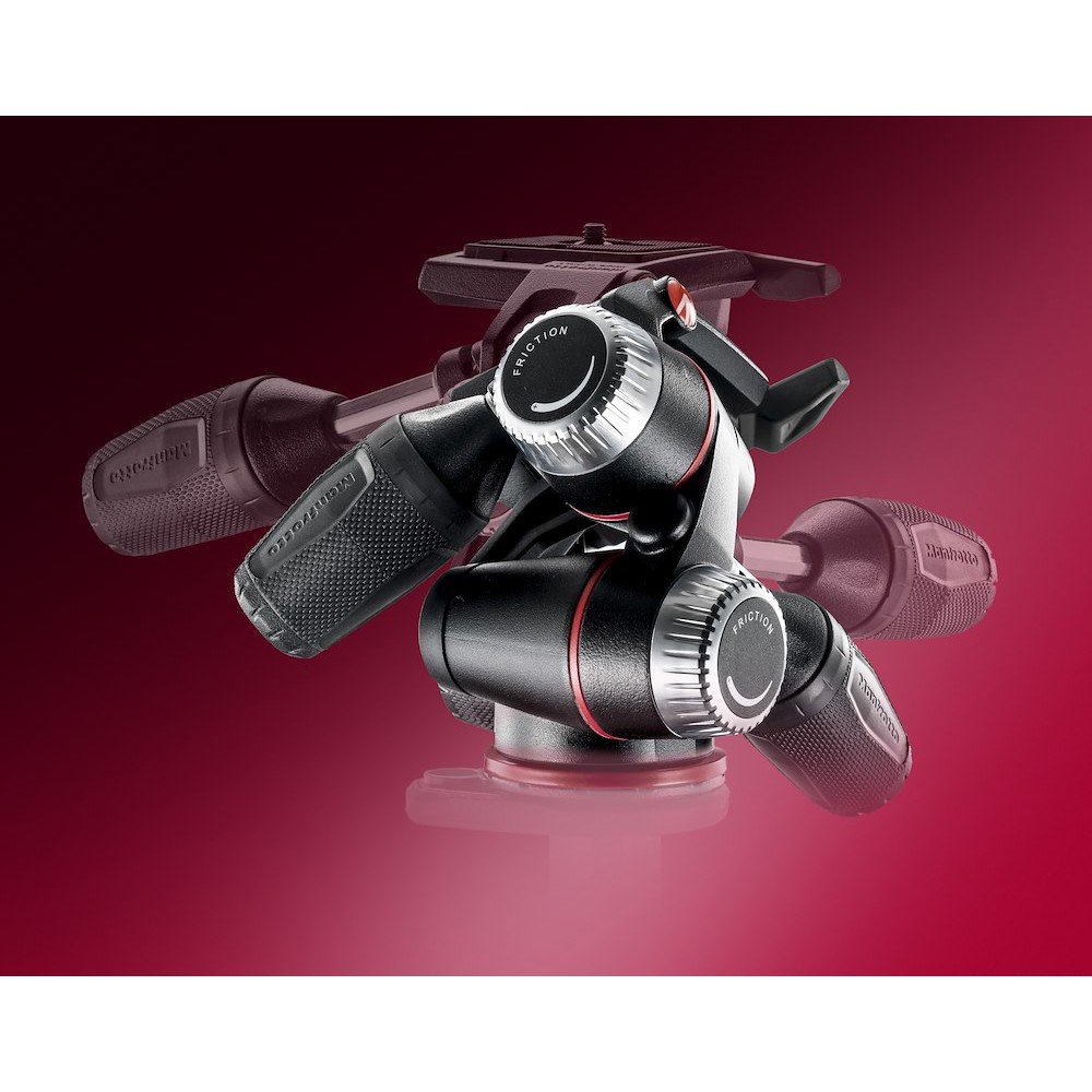 Manfrotto X-PRO 3-Way tripod head with retractable levers - view 6