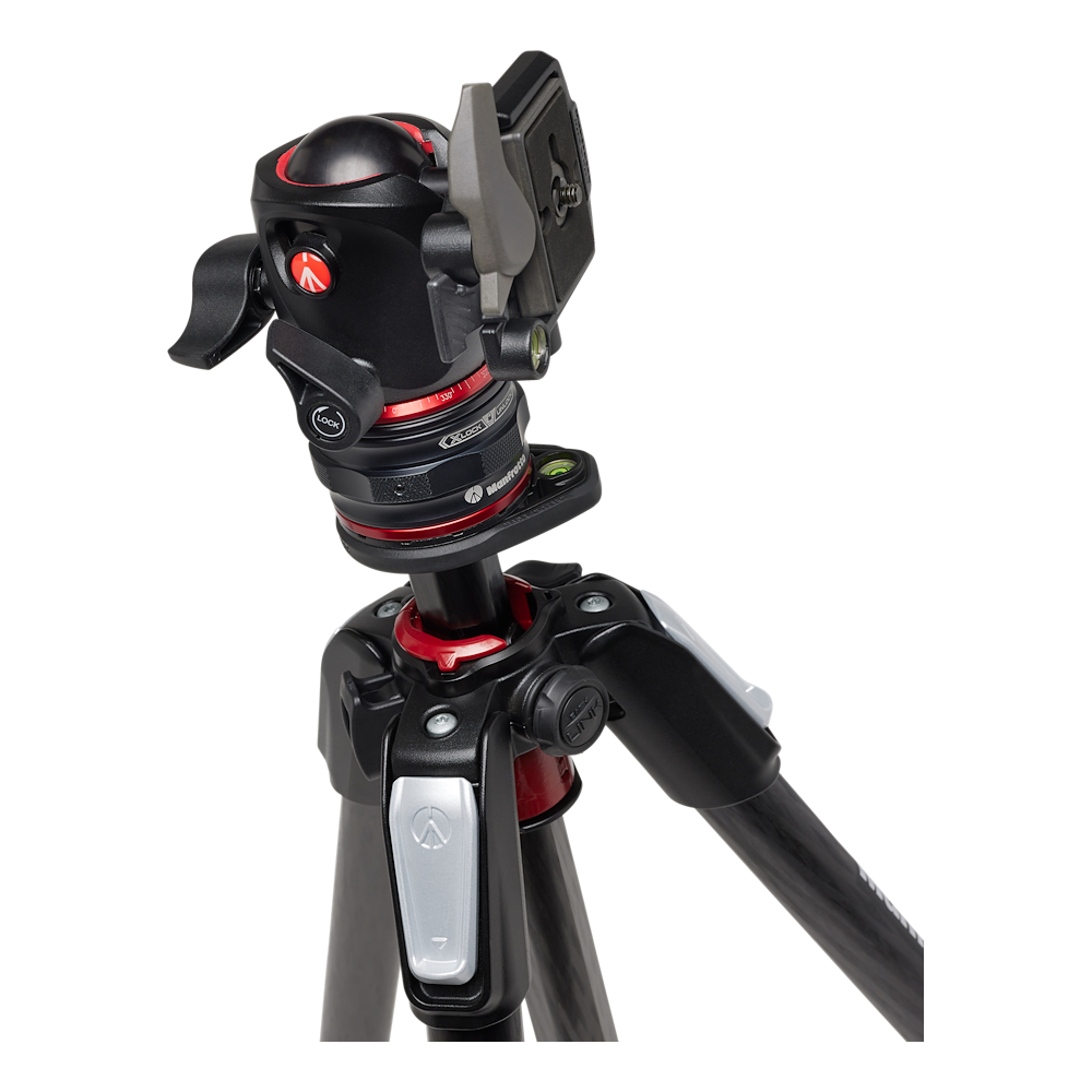 Manfrotto 055 Carbon Fiber 4-Section Tripod Kit - view 2