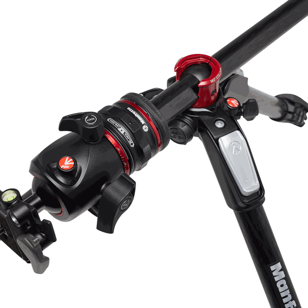 Manfrotto 055 Carbon Fiber 4-Section Tripod Kit - view 5
